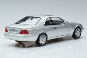 Mercedes CL600 C140 Hõbedane Metallic Norev 1:18 183446 Metall - pilt 3/7