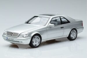 Mercedes CL600 C140 Hõbedane Metallic Norev 1:18 183446 Metall