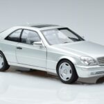 Mercedes CL600 C140 Hõbedane Metallic Norev 1:18 183446 Metall - image 5 of 7