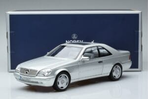 Mercedes CL600 C140 Hõbedane Metallic Norev 1:18 183446 Metall - pilt 7/7