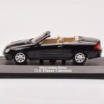 Mercedes CLK A209 Kabriolett Obsidian Must Metallik Minichamps 1:43