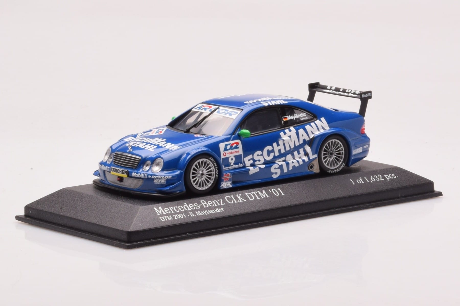 Mercedes CLK DTM Team Manthey #9 B. Maylander DTM 2001 Minichamps 1:43 400013109 Metall - pilt 2/4