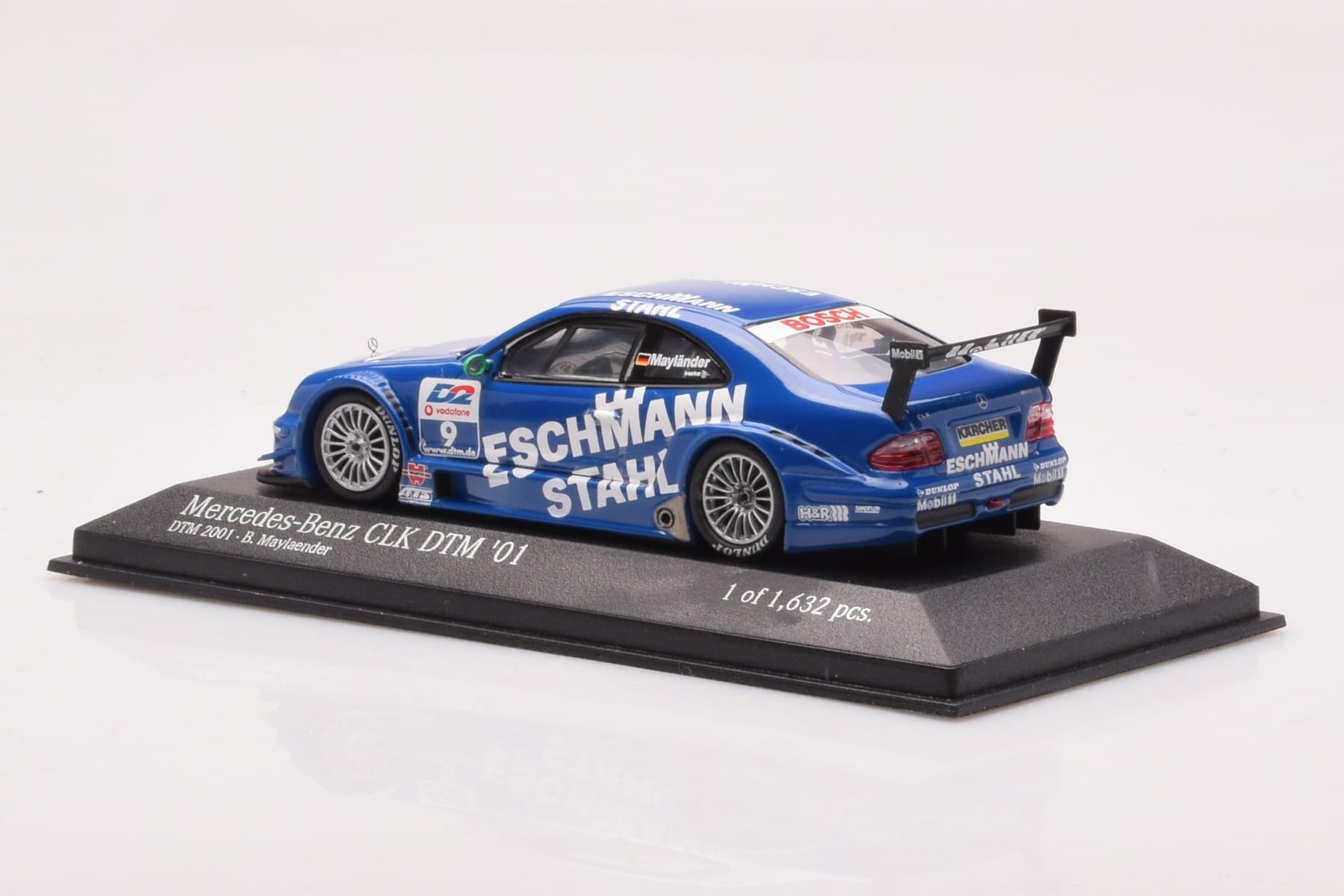 Mercedes CLK DTM Team Manthey #9 B. Maylander DTM 2001 Minichamps 1:43 400013109 Metall - pilt 3/4