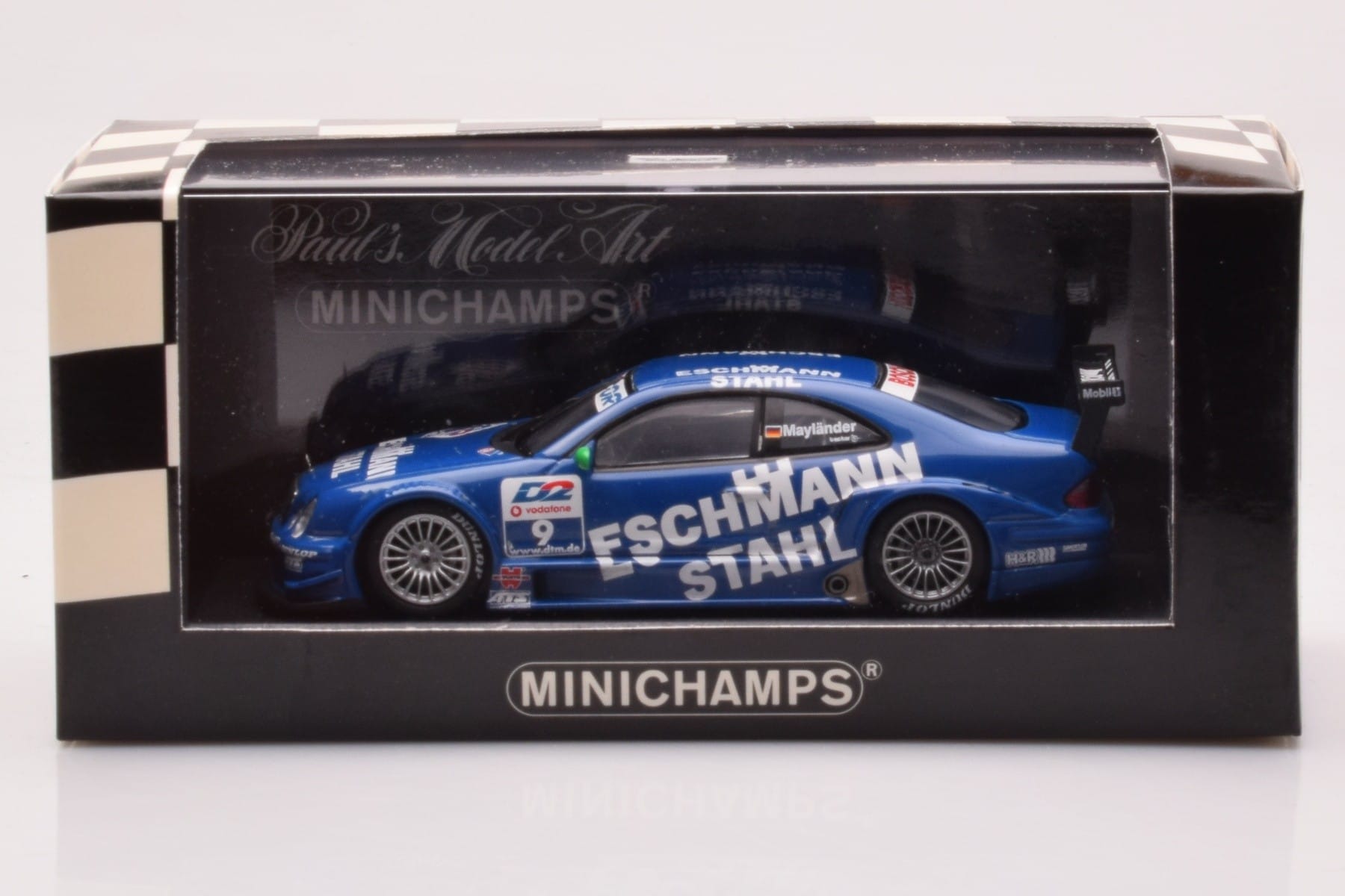 Mercedes CLK DTM Team Manthey #9 B. Maylander DTM 2001 Minichamps 1:43 400013109 Metall - pilt 4/4