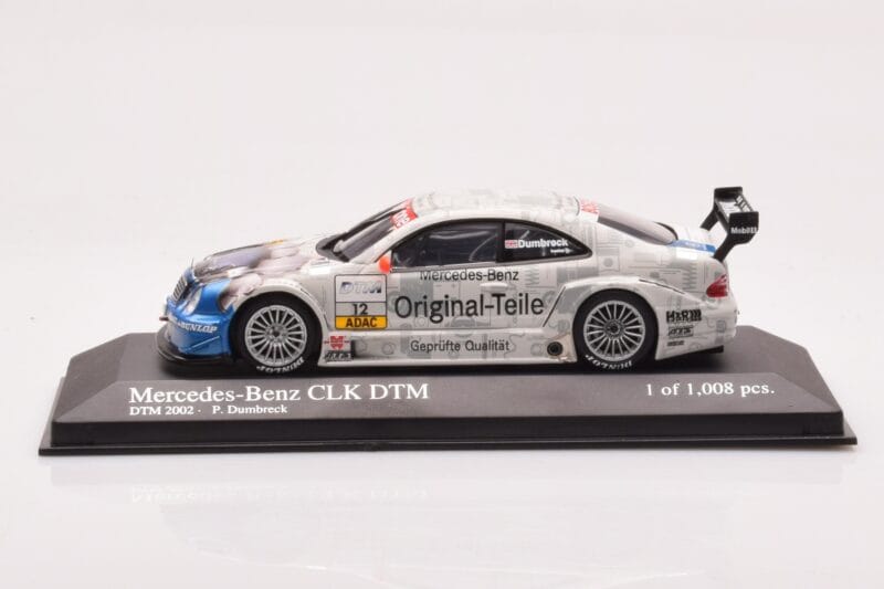 Mercedes CLK DTM Team Original Teile #12 P. Dumbreck DTM 2001 Minichamps 1:43