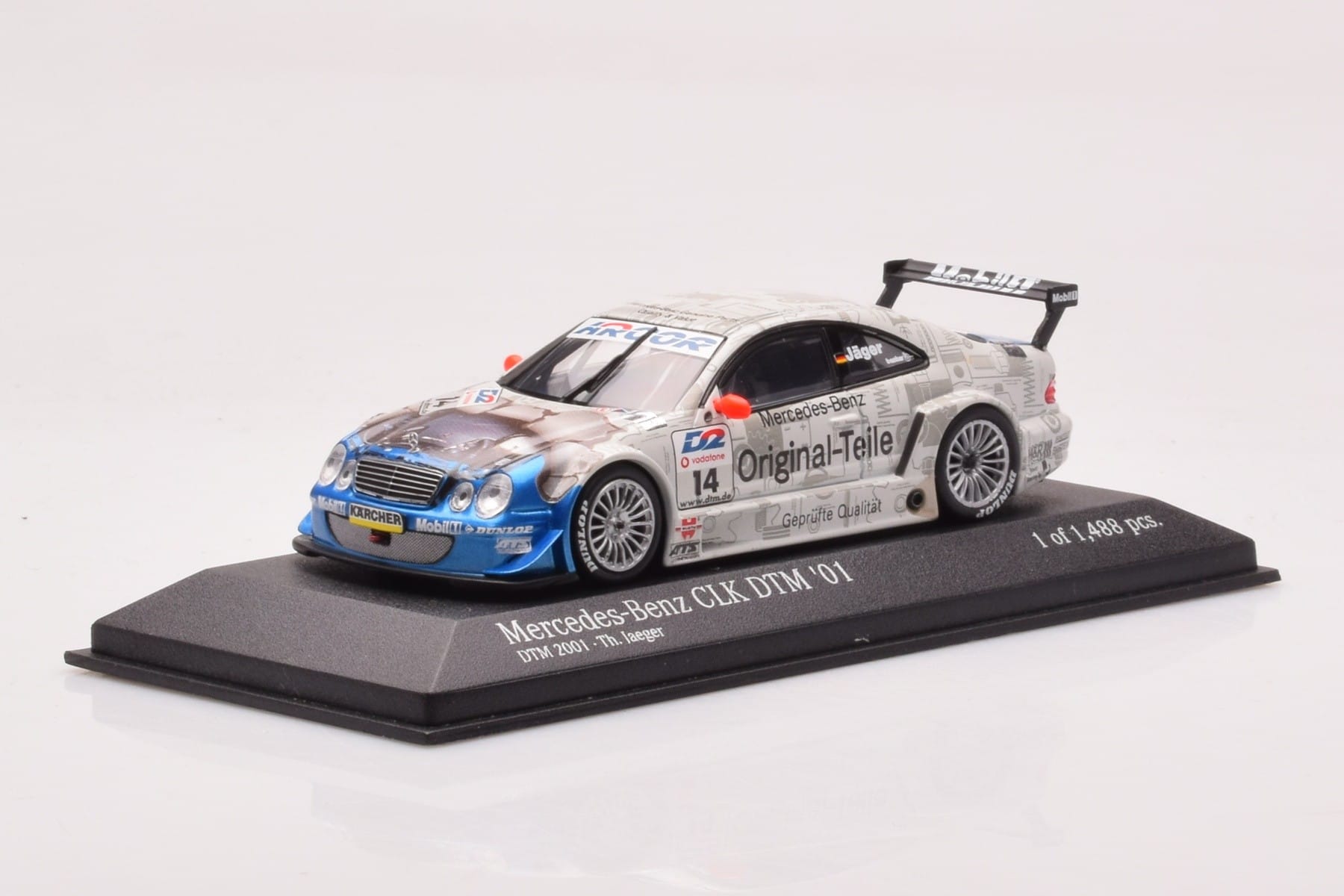 Mercedes CLK DTM Team Persson #14 Jaeger DTM 2001 Minichamps 1:43 400013714 Metall - pilt 2/4