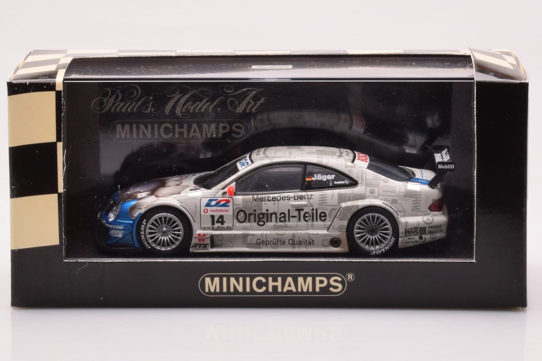 Mercedes CLK DTM Team Persson #14 Jaeger DTM 2001 Minichamps 1:43 400013714 Metall - pilt 4/4