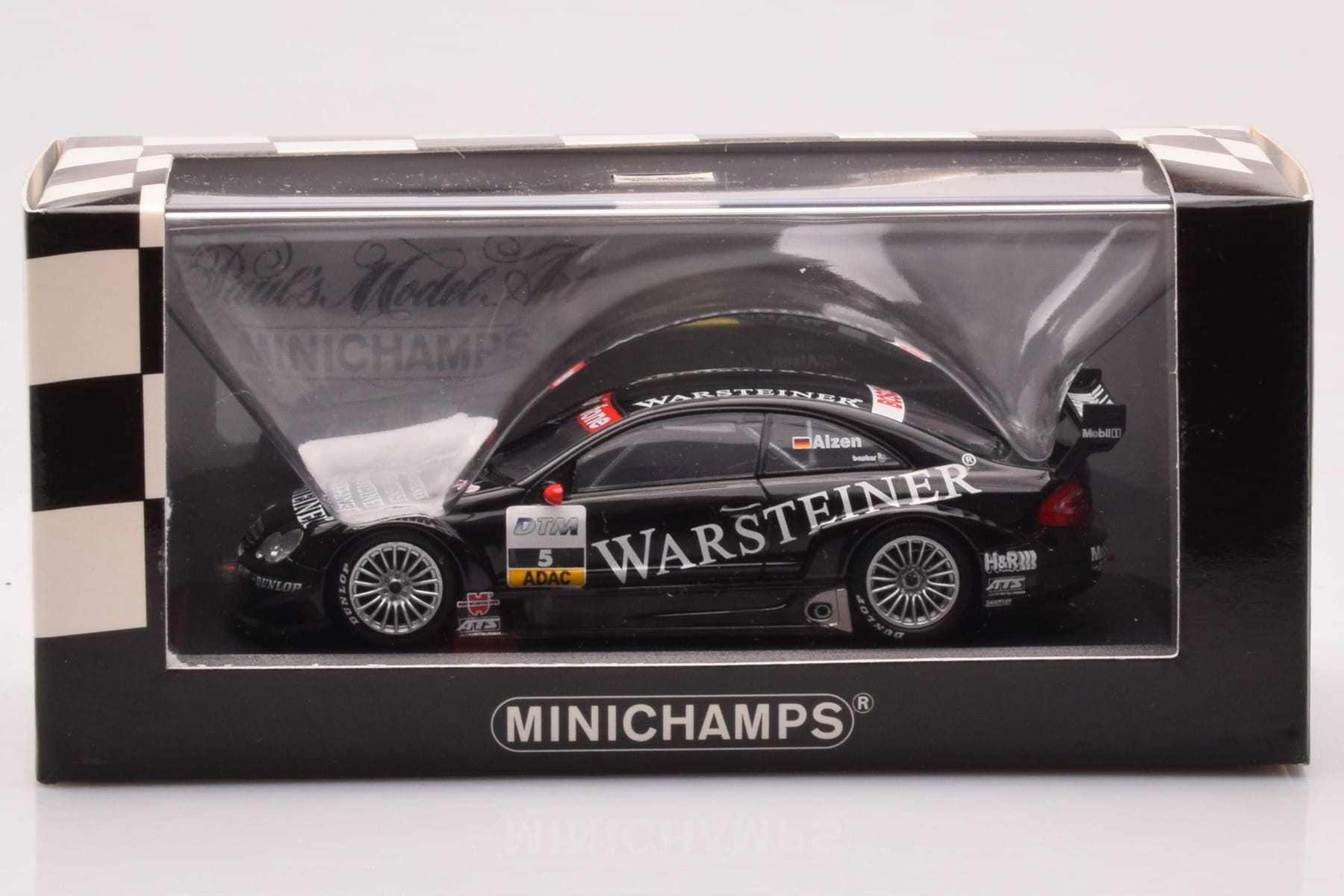 Mercedes CLK DTM Team Warsteiner AMG #5 U. Alzen DTM 2002 Minichamps 1:43 400023025 Metall - pilt 4/4