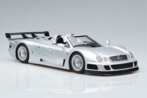 Mercedes CLK GTR Roadster Hõbedane GT Spirit 1:18 GT155 Vaik - pilt 4/6