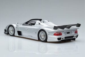 Mercedes CLK GTR Roadster Hõbedane GT Spirit 1:18 GT155 Vaik - pilt 5/6