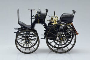 Mercedes Daimler Motorkutsche Tumesinine Norev 1:18 183700 Metall - pilt 3/6