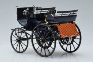 Mercedes Daimler Motorkutsche Tumesinine Norev 1:18 183700 Metall - pilt 5/6