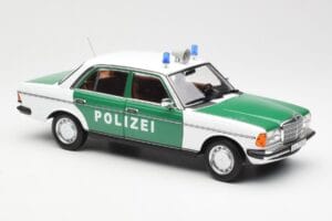 Mercedes E-Class W123 Polizei Norev 1:18 B66040676 Metall - pilt 6/8