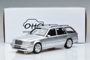 Mercedes E36 AMG S124 Hõbedane Otto 1:18 OT889 Vaik - pilt 6/6