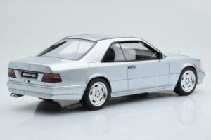 Mercedes E36 AMG C124 Coupe Hõbedane Otto 1:18 OT731 Vaik - pilt 2/6