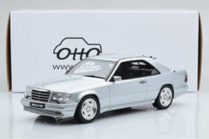 Mercedes E36 AMG C124 Coupe Hõbedane Otto 1:18 OT731 Vaik - pilt 6/6