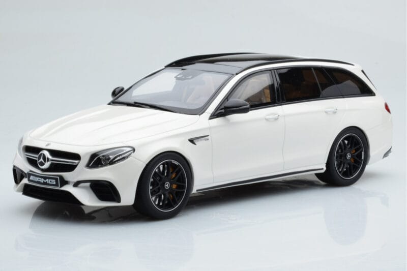 Mercedes AMG E63 S S213 T-Model Valge GT Spirit 1:18