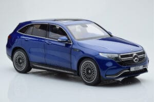 Mercedes EQC 400 Brilliant Sinine NZG 1:18 B66963757 Metall - pilt 6/8