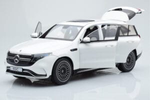 Mercedes EQC 400 Diamond Valge NZG 1:18 B66963756 Metall - pilt 2/8