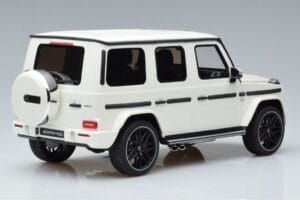 Mercedes AMG G63 W463 Valge GT Spirit 1:18 KJ038 Metall - pilt 2/6