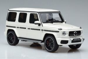 Mercedes AMG G63 W463 Valge GT Spirit 1:18 KJ038 Metall - pilt 4/6