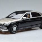 Mercedes Maybach S600 W222 Must Hõbedane GT Spirit 1:18 GT237 Vaik