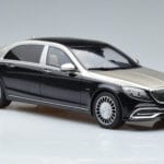 Mercedes Maybach S600 W222 Must Hõbedane GT Spirit 1:18 GT237 Vaik - image 4 of 6
