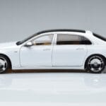 Mercedes Maybach S600 W222 V12 Biturbo Diamond Valge Almost Real 1:18 - image 4 of 11