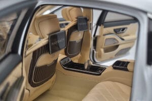 Mercedes Maybach S600 W222 V12 Biturbo Diamond Valge Almost Real 1:18 820116 Metall - pilt 9/11