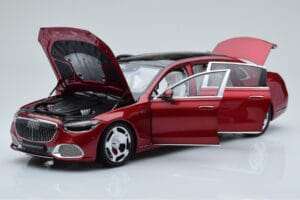 Mercedes Maybach S600 W222 V12 Biturbo Patagonia Punane Almost Real 1:18 820119 Metall - pilt 2/10