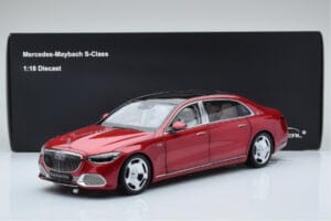 Mercedes Maybach S600 W222 V12 Biturbo Patagonia Punane Almost Real 1:18 820119 Metall - pilt 10/10