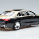Mercedes Maybach S680 X223 Kuldne Must Metallic Norev 1:18 183917 Metall - image 3 of 7