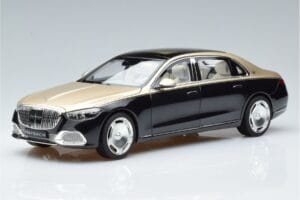 Mercedes Maybach S680 X223 Kuldne Must Metallic Norev 1:18 183917 Metall