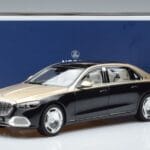 Mercedes Maybach S680 X223 Kuldne Must Metallic Norev 1:18 183917 Metall - image 7 of 7