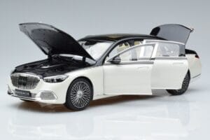 Mercedes Maybach S680 X223 Valge Norev 1:18 B66961424 Metall - pilt 2/7