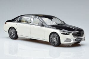 Mercedes Maybach S680 X223 Valge Norev 1:18 B66961424 Metall - pilt 5/7