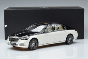 Mercedes Maybach S680 X223 Valge Norev 1:18 B66961424 Metall - pilt 7/7