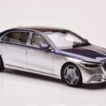Mercedes Maybach S680 W223 Nautical Sinine Cirrus Hõbedane Almost Real 1:18 820125 - image 6 of 8