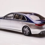 Mercedes Maybach S680 W223 Nautical Sinine Cirrus Hõbedane Almost Real 1:18 820125 - image 7 of 8