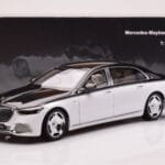 Mercedes Maybach S680 W223 Obsidian Must Diamond Valge Almost Real 1:18 - image 7 of 7