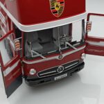 Mercedes O317 Porsche Transporter Punane CMR 1:18 - image 6 of 12
