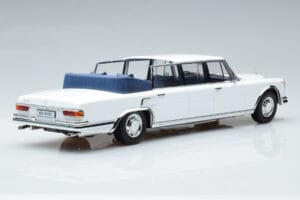 Mercedes 600 Pullman W100 Landaulet Valge KK-Scale 1:18 KKDC181184 Metall - pilt 2/6