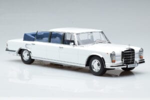 Mercedes 600 Pullman W100 Landaulet Valge KK-Scale 1:18 KKDC181184 Metall - pilt 4/6