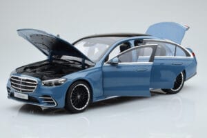 Mercedes S-Class W223 Vintage Sinine Norev 1:18 B66960828 Metall - pilt 2/7