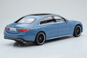 Mercedes S-Class W223 Vintage Sinine Norev 1:18 B66960828 Metall - pilt 3/7