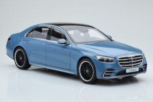 Mercedes S-Class W223 Vintage Sinine Norev 1:18 B66960828 Metall - pilt 5/7