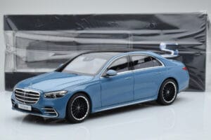 Mercedes S-Class W223 Vintage Sinine Norev 1:18 B66960828 Metall - pilt 7/7