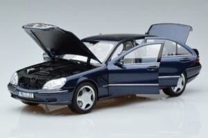 Mercedes S55 AMG W220 Sinine Norev 1:18 183817 Metall - pilt 2/7