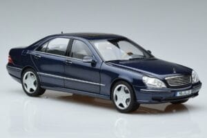 Mercedes S55 AMG W220 Sinine Norev 1:18 183817 Metall - pilt 5/7