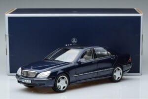 Mercedes S55 AMG W220 Sinine Norev 1:18 183817 Metall - pilt 7/7